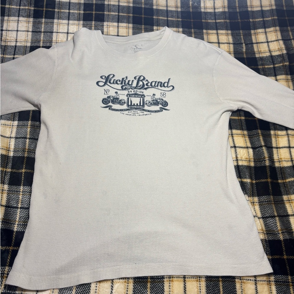 Lucky Brand Men's White Shirt